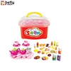 Plastic can packing Mini kitchen pretend play tea set toy