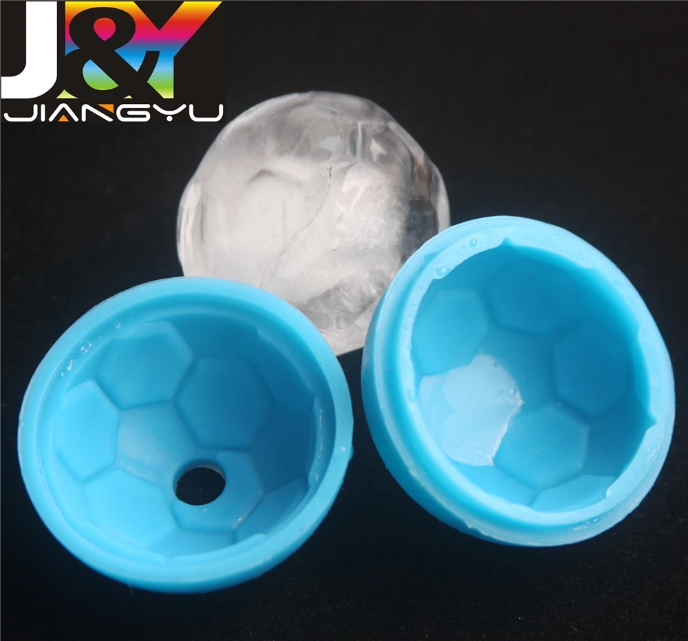 round sphere soccer ball ice cube