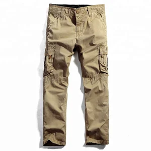 Fashion cotton washing work outdoor men's pants with pockets Fashion cotton washing work outdoor men's pants with pockets