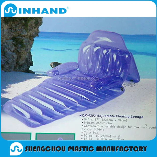 Durable Inflatable Pool Float Lounge Chair Pvc Inflatable Floating