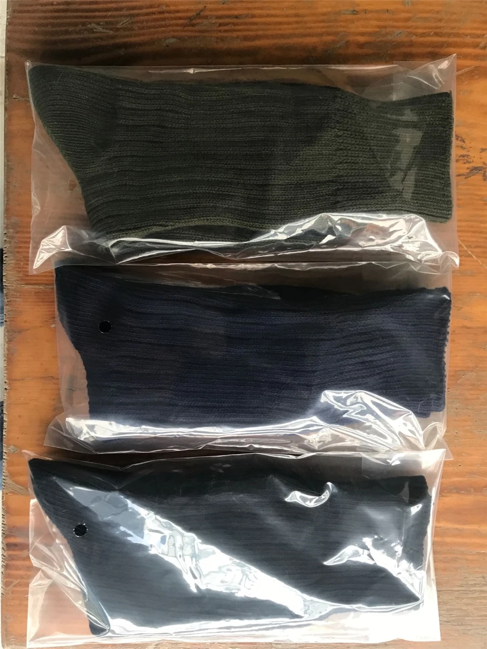 ss01 soldier army green full cotton knitted socks