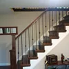 L shape rigid polyurethane form straight stairs two step ladder