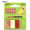"Z" type/pop-up colorful page index/ page marker, transparent index, index pad