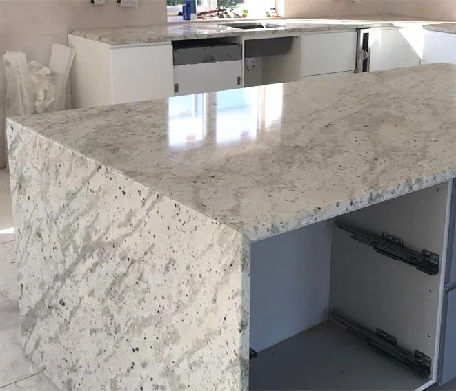 China Rose White Bianco Antico Imperial Gold Granite Prefab Kitchen Countertops 3cm Thick Price Buy Rose White Granite Bianco Antico Granite Price Brazil Gold Granite Countertops Product On Alibaba Com