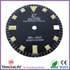 Top Quality Super Light Green Luminous Index Date Men Matt Black Printing Watch Dial
