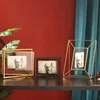 Aluminum alloy picture frame custom simple Nordic jigsaw puzzle photo frame Geometric metal photo frame