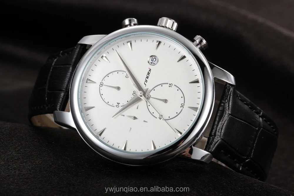 Sinobi 9541 China Brand Luxury No Number Man Watches With Calendar
