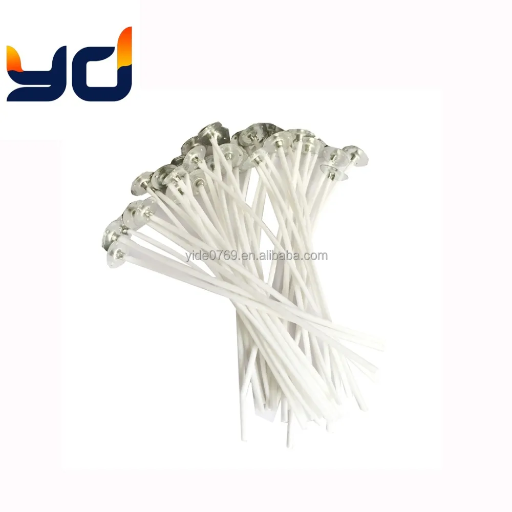 wholesale wood candle wicks base metal