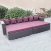 Popular Good Quality Home Garden Use Outdoor Furniture Modular Rattan Wicker Sofa Sets