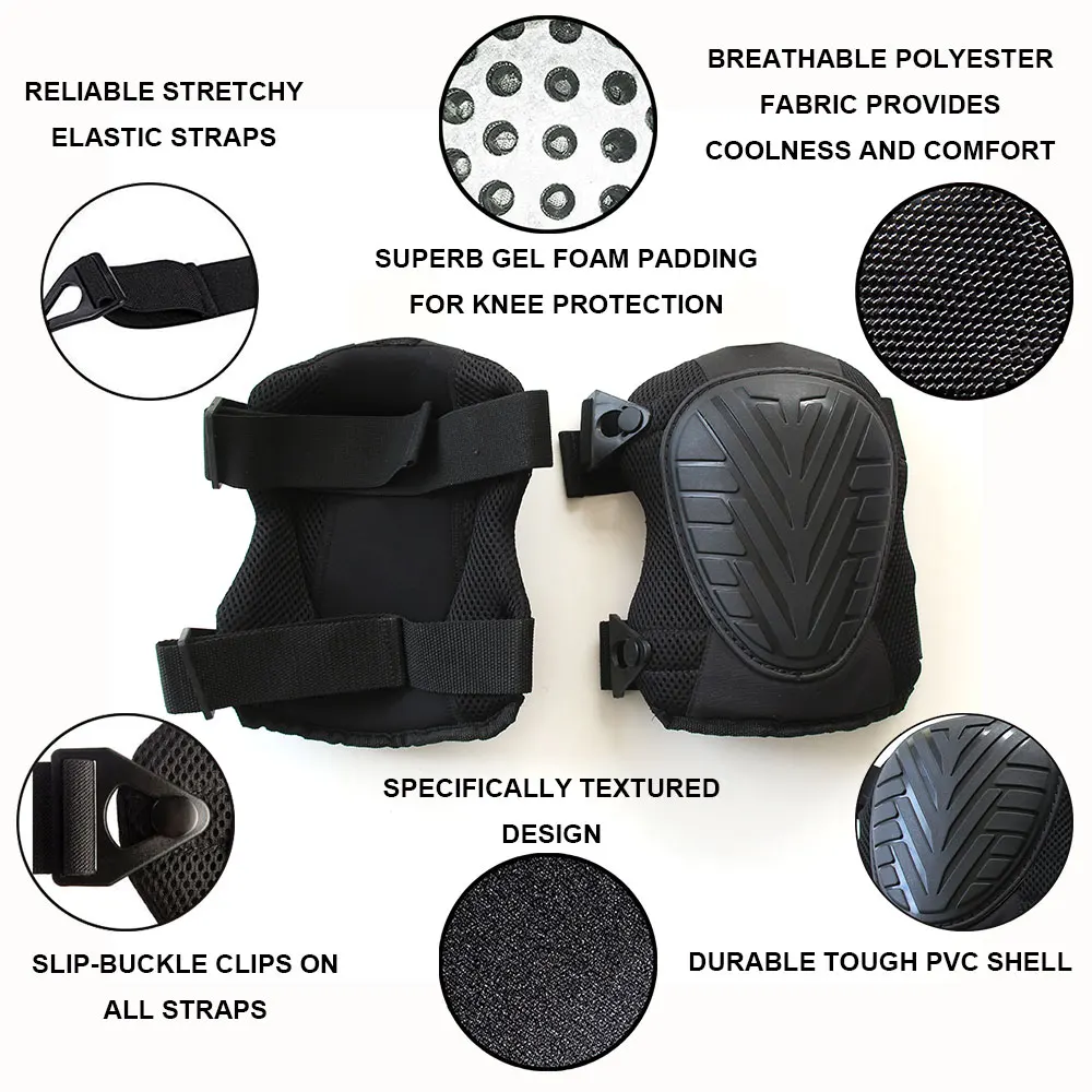 Professional Construction Heavy Duty Gel Filled Knee Pad For Work Buy