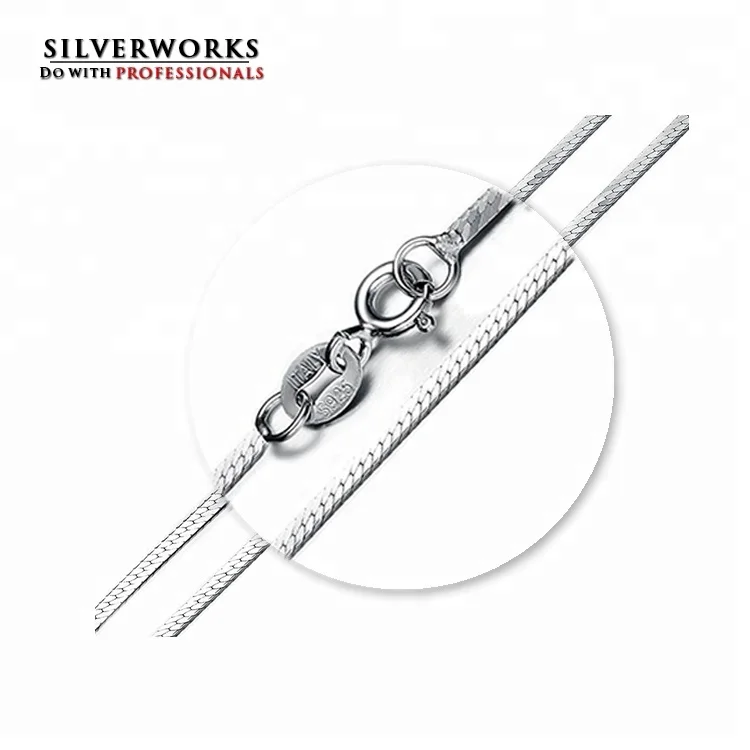 Italy 925 Sterling Silver Curb Link 