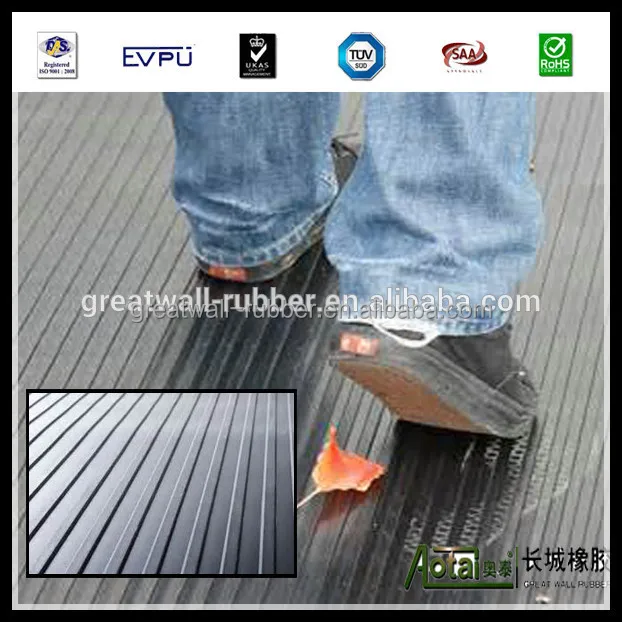American Composite Fine Ribbed Rubber Matting Rubber Flooring Buy