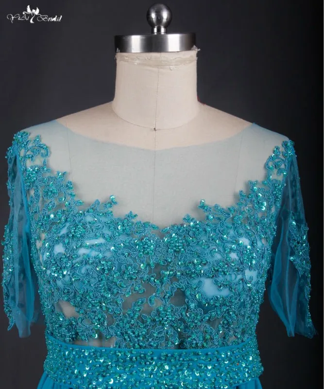 vestido de dama de honra azul tiffany