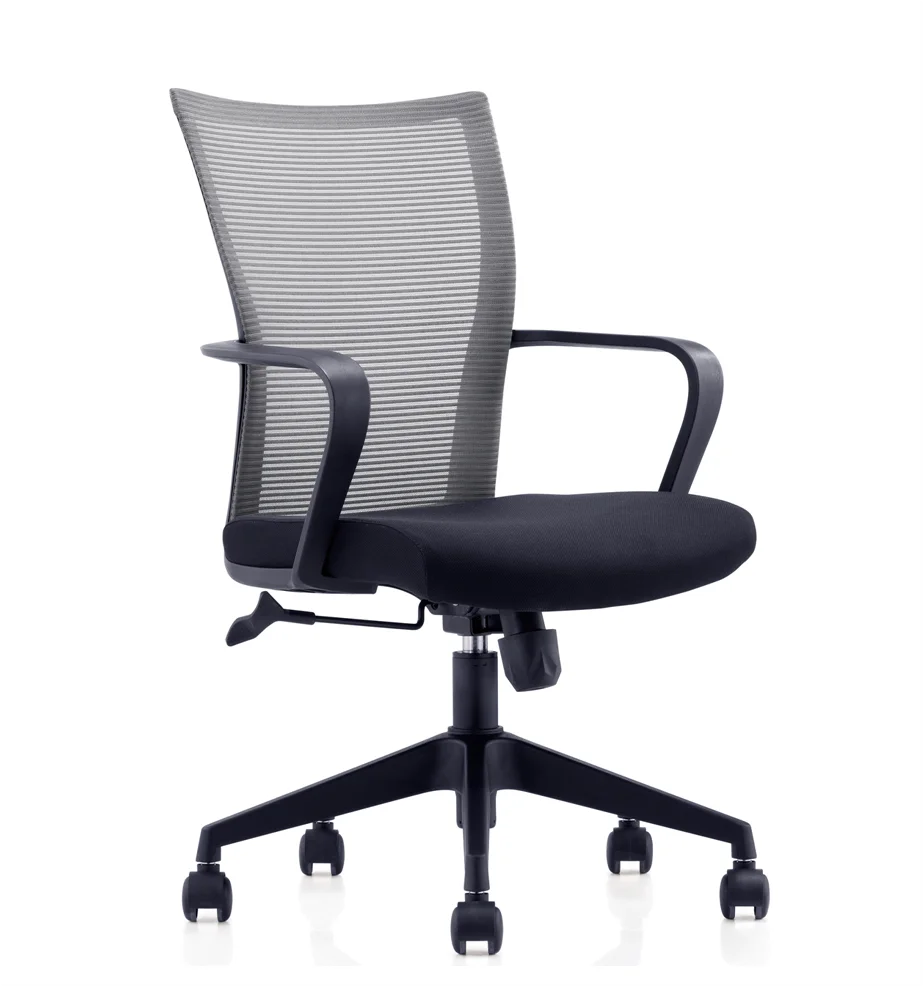 Fabric Armless Typist Chair Low Back Mesh Swivel Office