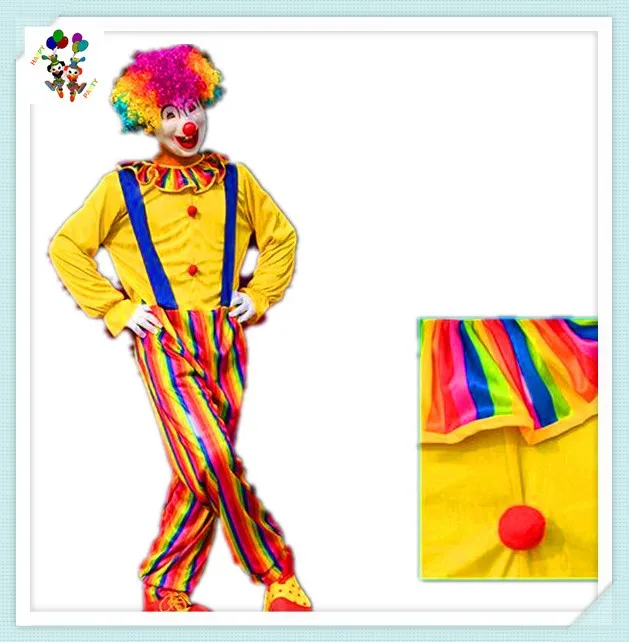 Unisex Cosplay Party Fancy Clown Adult Costumes Hpc-3169 - Buy Adult