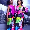S080 Queency African Women Fashion Design 100% Polyester Cotton Face Printed Satin Fabric