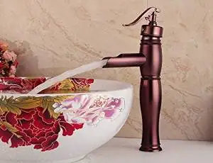 Furesnts Modern home kitchen and bathroom faucet Gold-plated copper single hole Mixer Faucets Kitchen Bathroom lavatory Faucets Sink Faucets,(Standard G 1/2 universal hose ports)