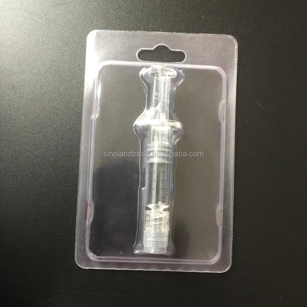 Luer Lock Glass Syringe Clamshell Blister Packaging Buy Glass Syringe