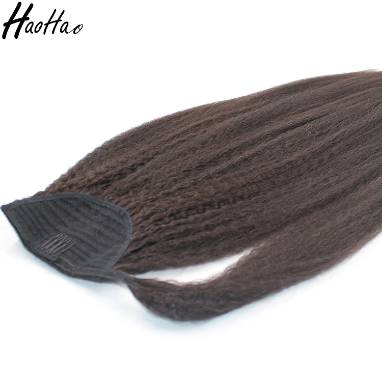 kinky straight ponytail-2