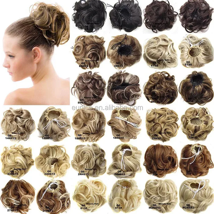 New Arrival Beautiful Synthetic Hair Bun Accessories Big Hair Buns