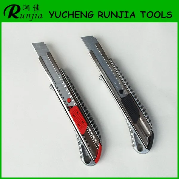 Aluminum Alloy Handle Box Paper Cutter Snap Off 60 Carbon Steel Cutter