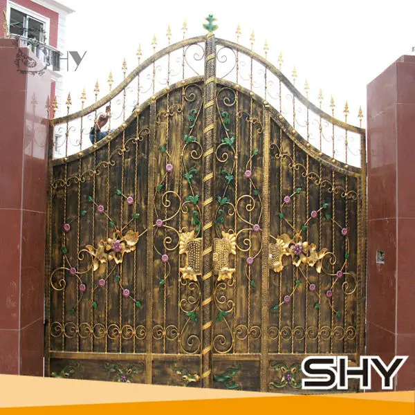 Luxury Wrought Iron Main Gate Models / Iron Gate Design For Garden Buy Iron Gate