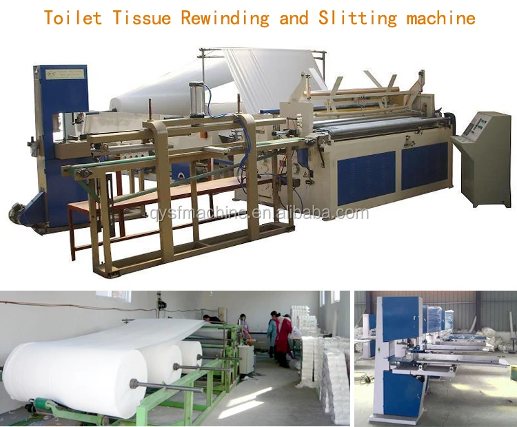 Toilet Tissue Paper Rewinder Toilet Tissue Paper Rewinder Slitting ...
