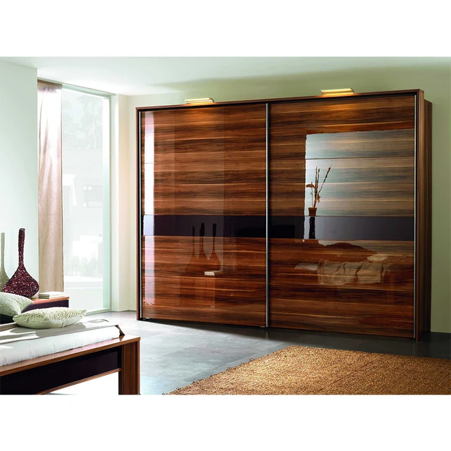 Modern Indian Bedroom Wardrobe Designs Wood Wardrobe With Shutter