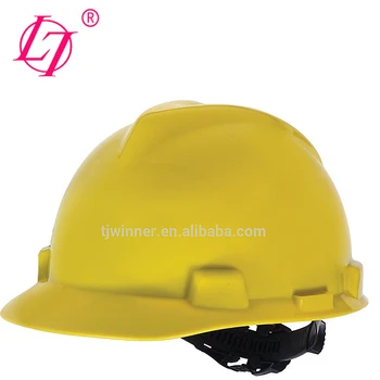 Industrial Anti Shock Yellow Pp Safety Working Helmet With Custom