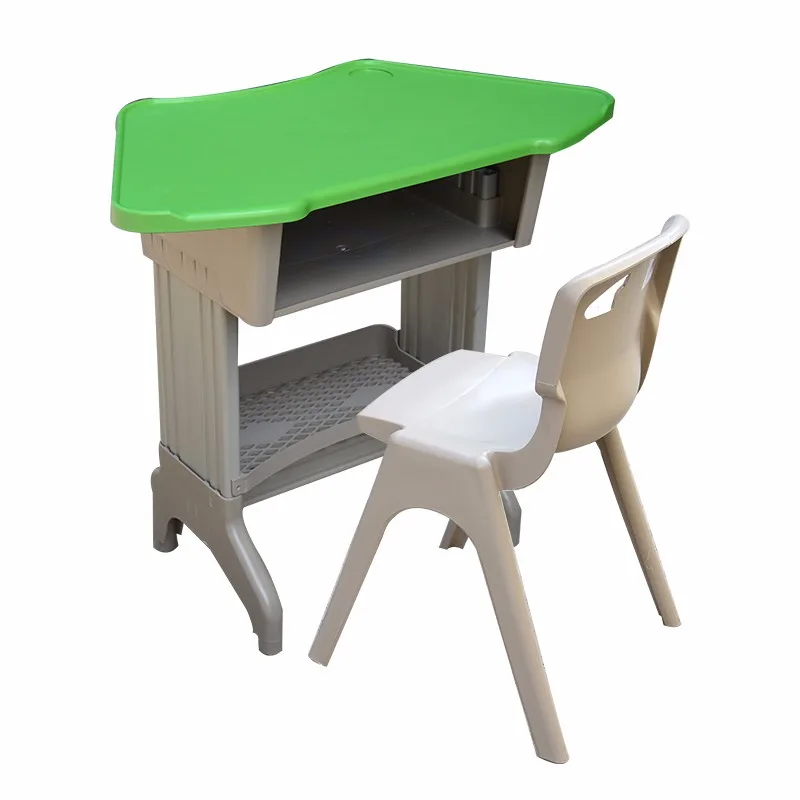 Children Table And Chair Kids Furniture School Desk Trapezoid