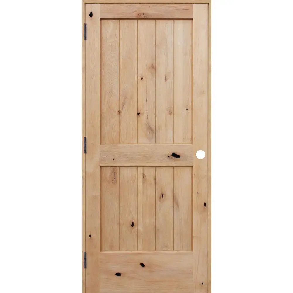 China Solid Knotty Alder Door China Solid Knotty Alder Door