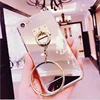 Luxury Korean Style Metal Circular Ring Tassel Mirror Shell Phone Case Cover For iPhone 5 5s SE 8 7 7Plus 6 6S Plus