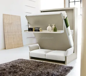 China Patented Folding Wall Bed Hidden Murphy With Sofa China Patented Folding Wall Bed Hidden Murphy With Sofa