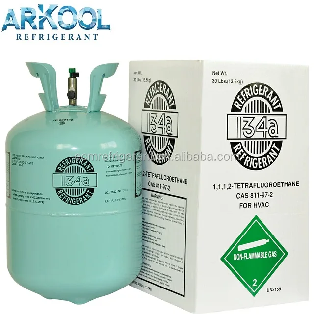 CE  certificate CE cylinder packing refrigerant R134a gas