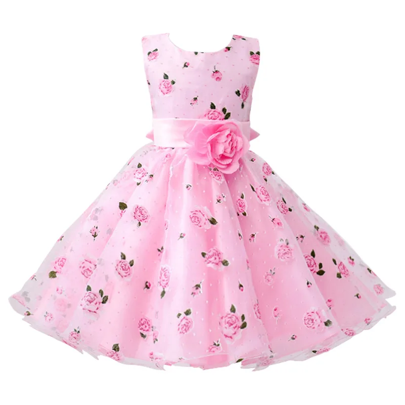 In-stock Items Supply Type Satin Fabric Girls Party Dress Kids Trendy ...