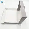 Custom color printed kraft E-flute corrugated box PIZZA box style