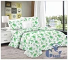 brushed thermal transfer bedspread and comforter set