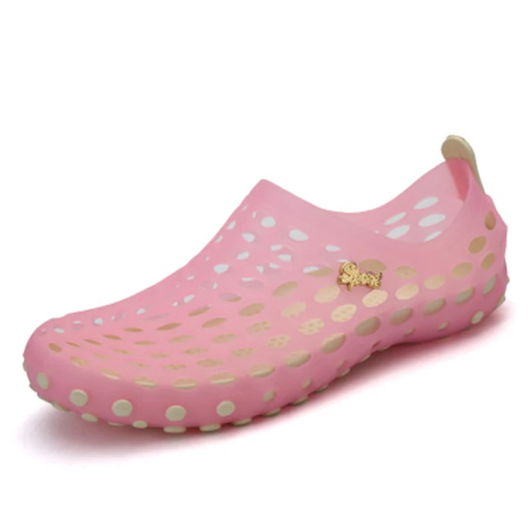 purple beach shoes