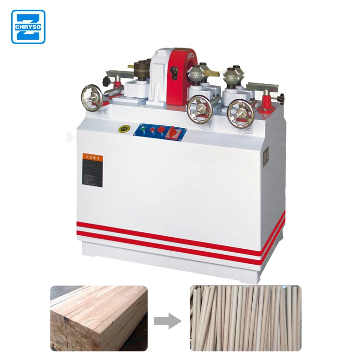 Automatic Round Wood Stick Sanding Machine For Broom Mop Pole Stick ...