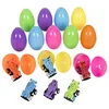 funny plastic custom surprise Easter Eggs with Toy car inside