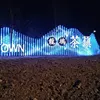 Landscape lighting in Tea Town by MDCX 15mm led dot light rgb