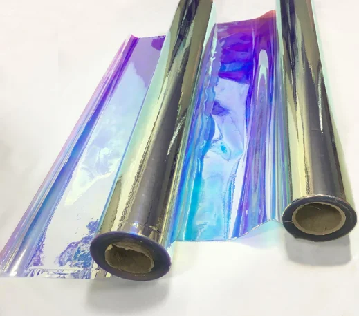 0.40mm Chill Dichroic Double Lamination Iridescent Film For Ourdoor ...