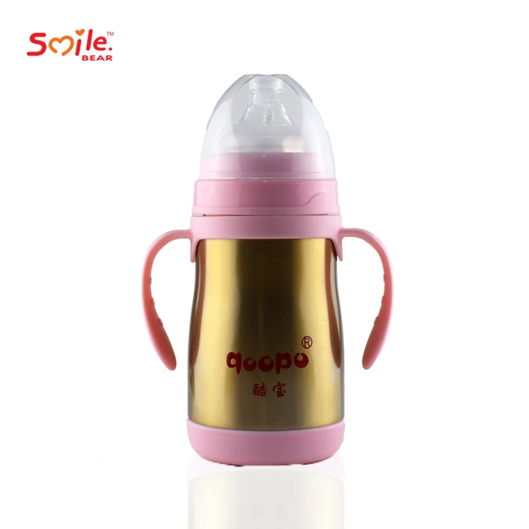 baby milk bottle steel