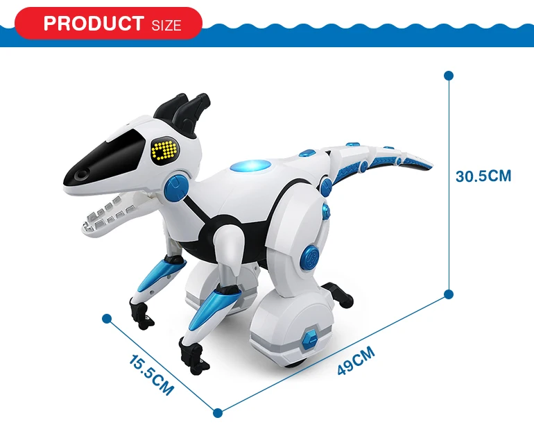 Remote Control Dinosaur Robot Toy 3.6v With Music And Light Up Buy Light Up Rc Dinosaur Robot