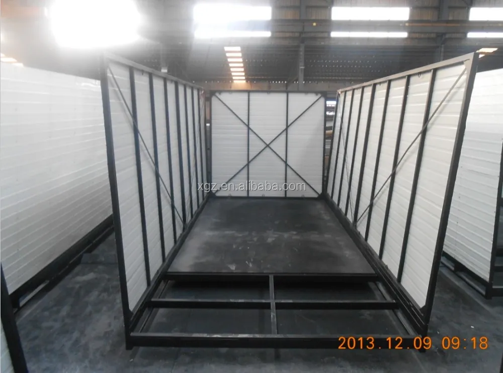 Folding metal container house for storage for hot sale