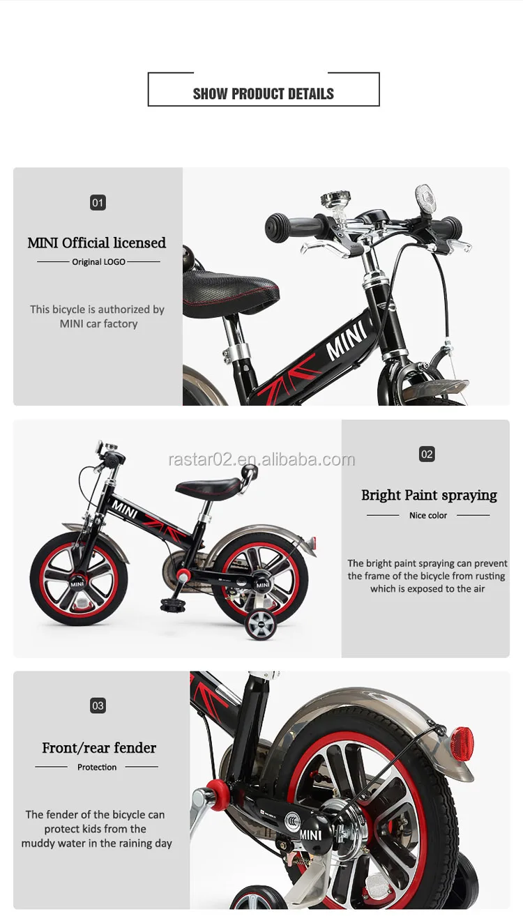 rastar mini cooper bike