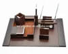 Luxury Popular Handmade Custom Desktop Sets Desk Organizer Leather