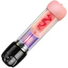 USB Charge Penis Enlargement Vacuum Pump Vibrator Sex Toys for Men Artificial Vagina Sexy Masturbation Adult Toys Pussy Pump