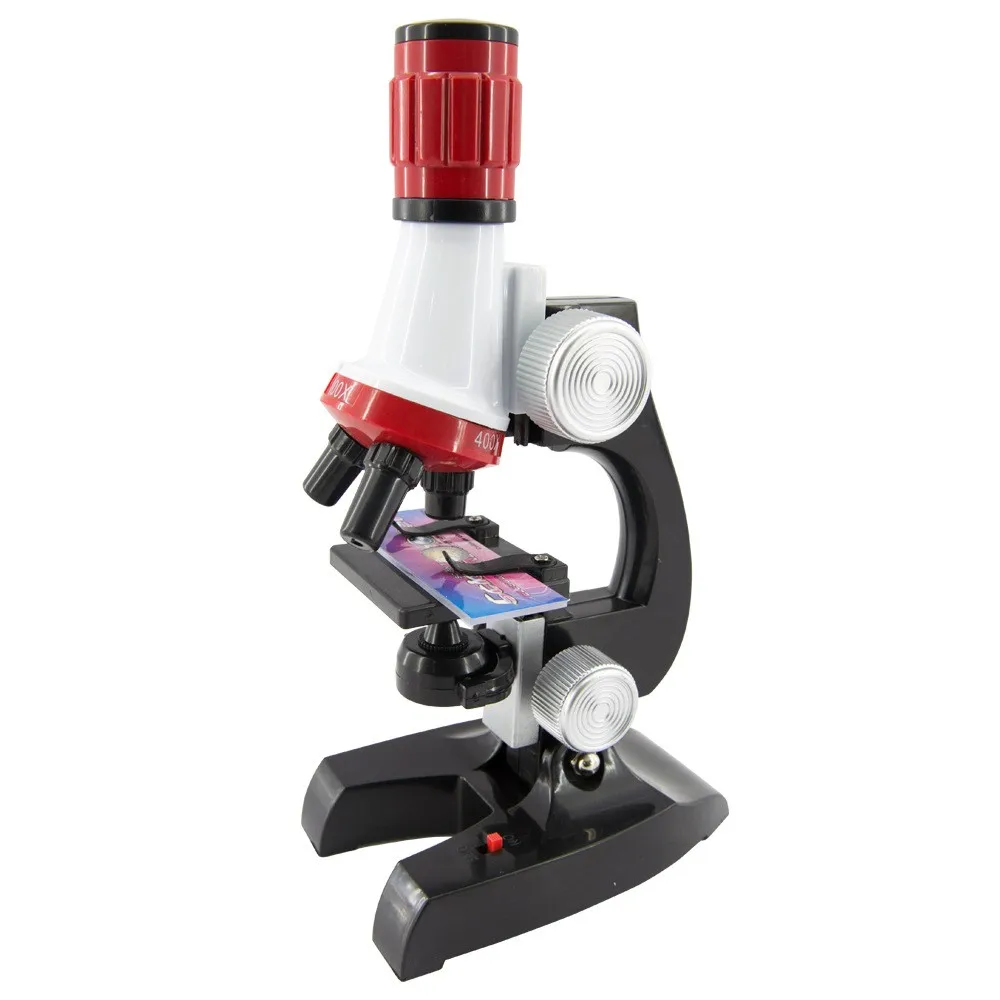 Kits de ciencia para niños Microscopio para principiantes con LED