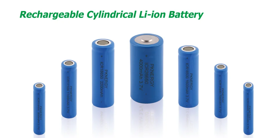 Pknergy Lithium Ion Batteries Icr 14430 550mah 600mah 650mah 3.7v Li ...